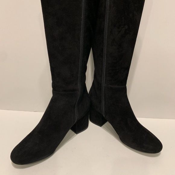 Cole Haan Denise Boot, Black Suede 10B - Picture 8 of 8